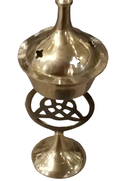 Symbolic Brass Incense Burner