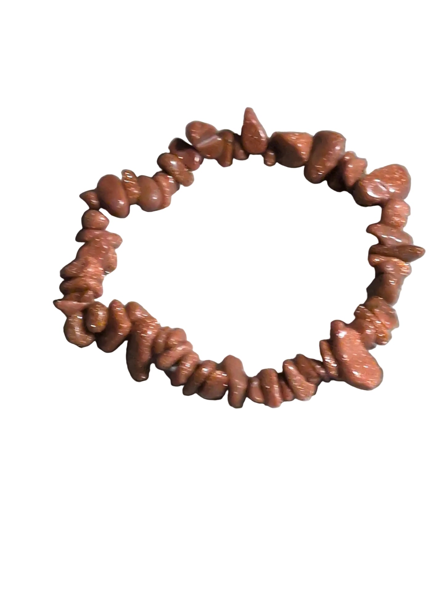 Elastic Chips Bracelet - Goldstone