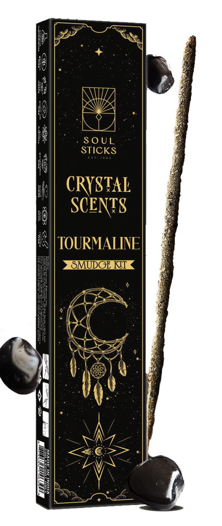 Soul Sticks Crystal Scents Tourmaline Smudge kit
