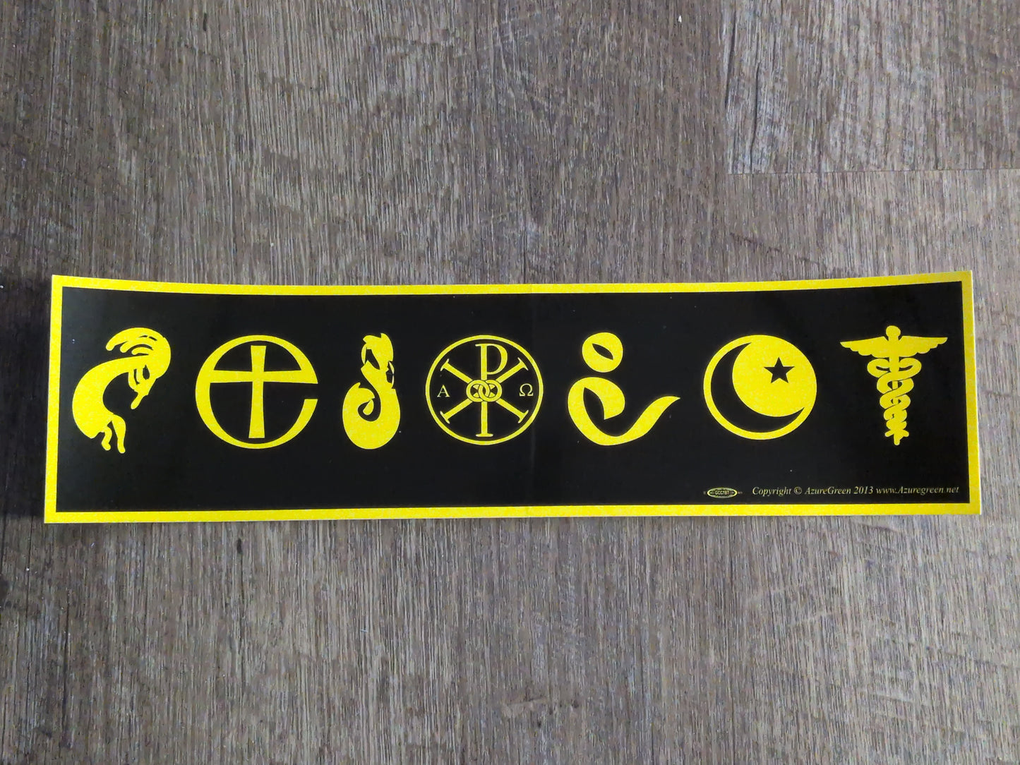 Religions Coexist Bumper Sticker