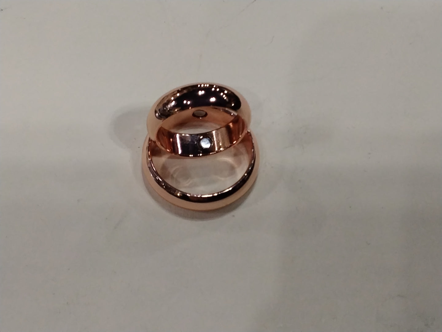 Solid Copper Ring with 2 Magnets