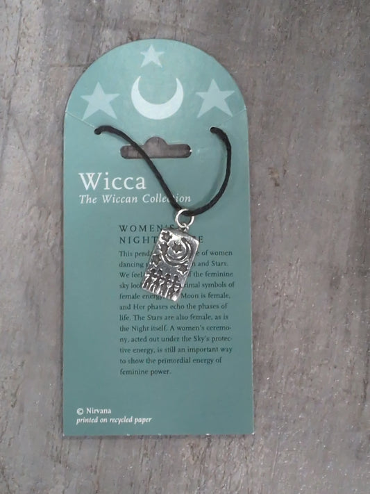 Wicca Collection Women's Night Dance Pewter Pendant