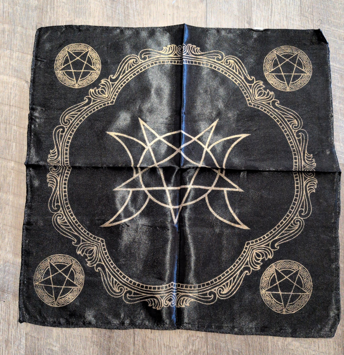 21"x21" Star Triple Moon Altar Cloth