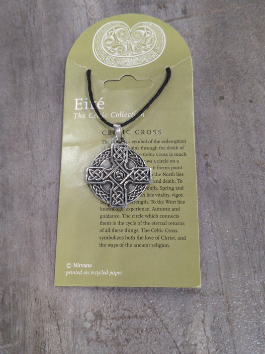 Eiré Celtic Collection Celtic Cross Pewter Amulet