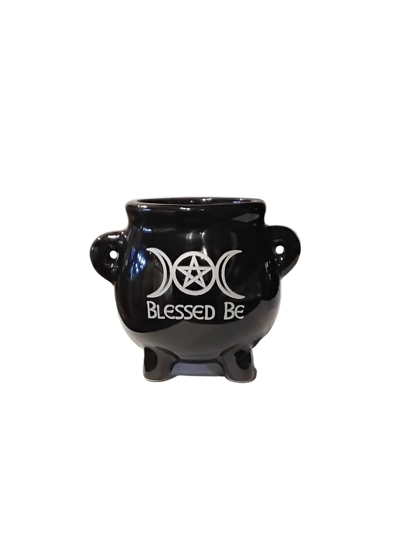 Blessed Be Cauldron Tea Light Holder