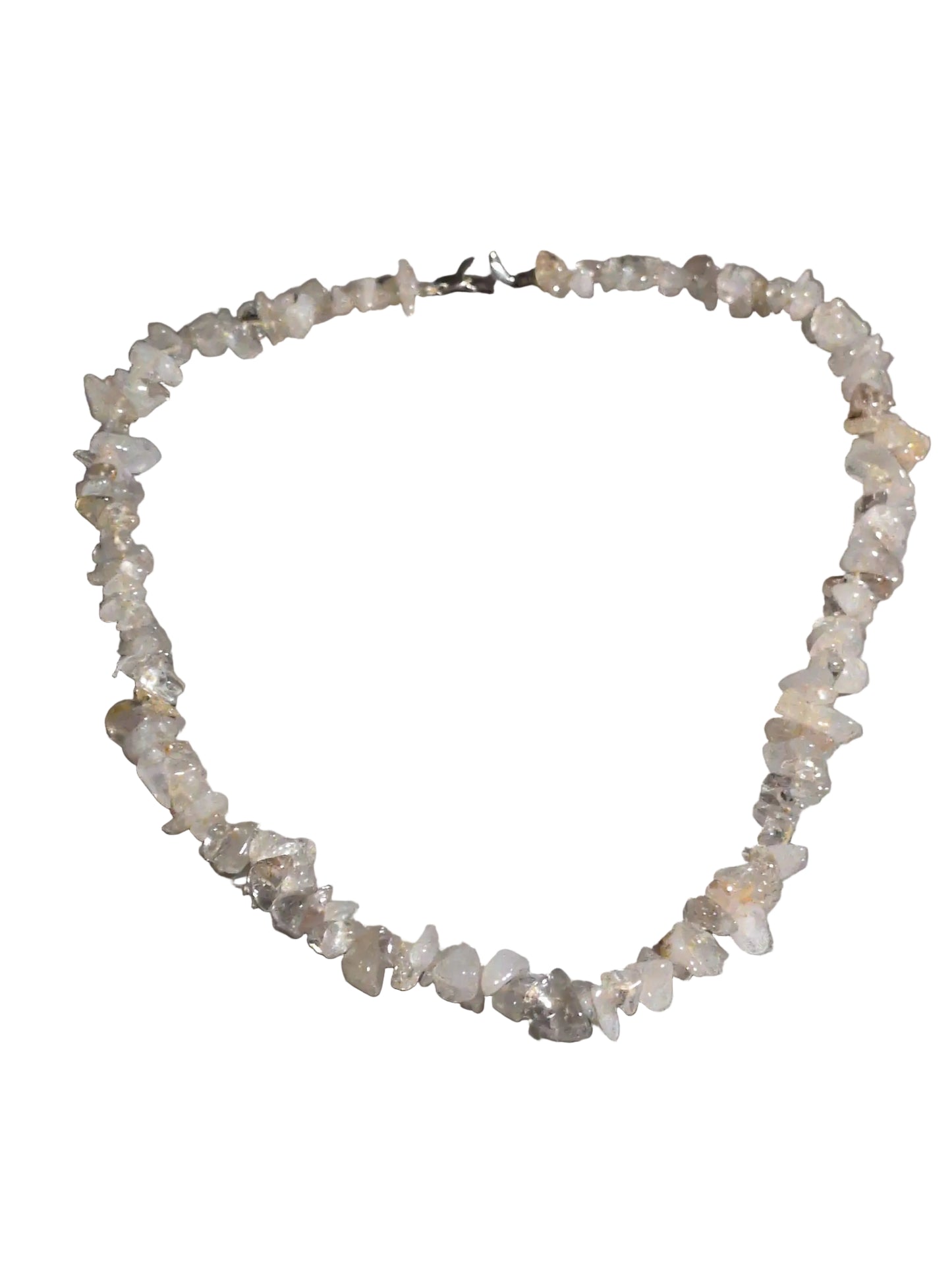 Gemstone Chips Choker- Rose Quartz