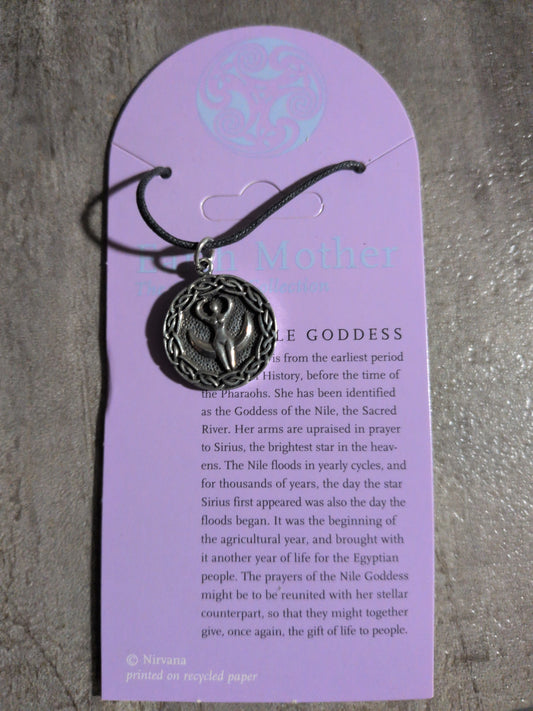 Earth Mother (Goddess Collection) Nile Goddess Pewter Pendant
