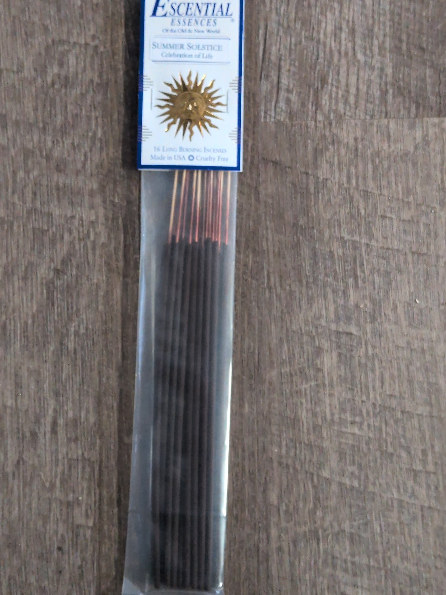 Essential Essences Incense 16 sticks Summer Solstice