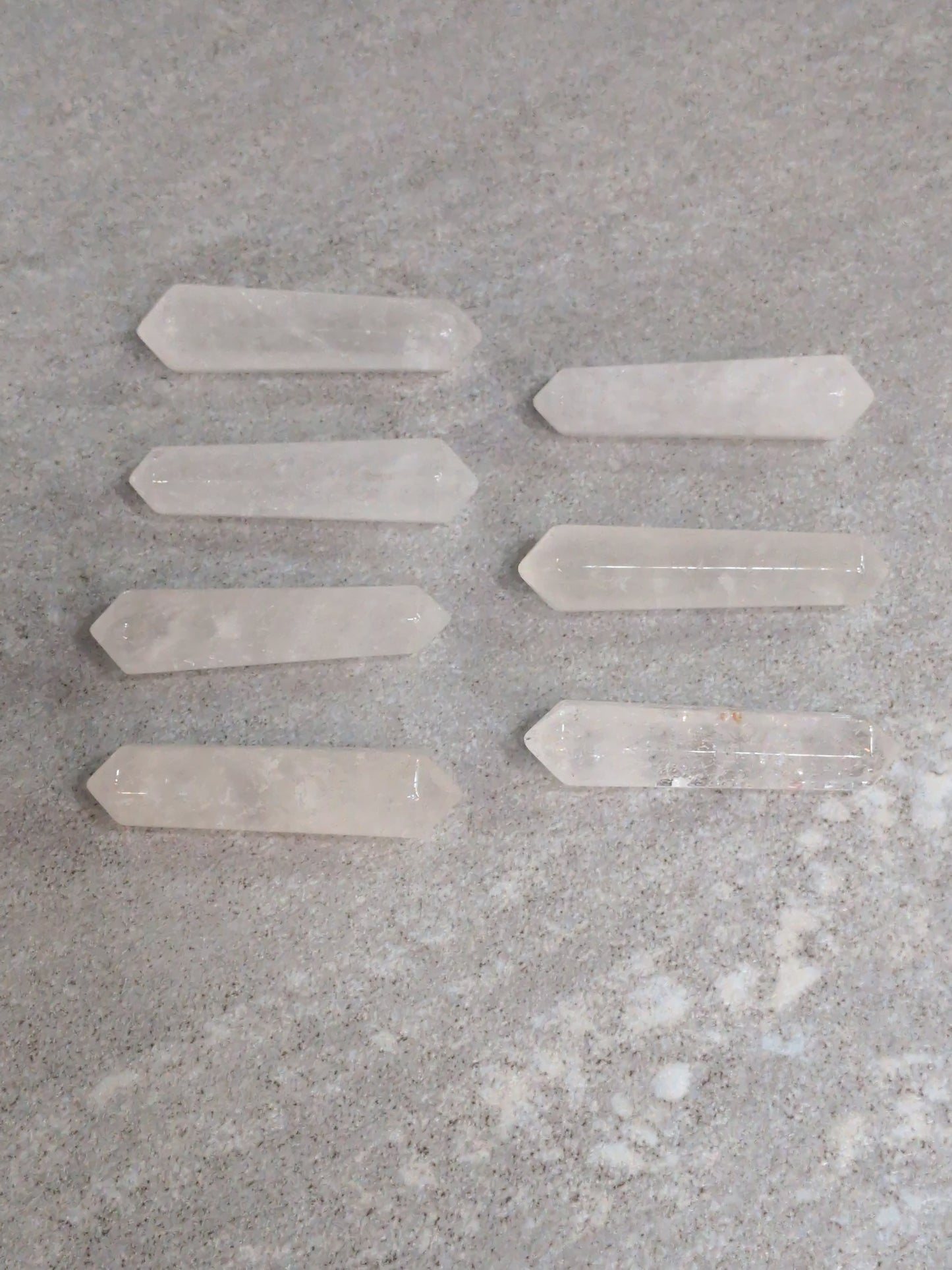 Clear Quartz double point wand