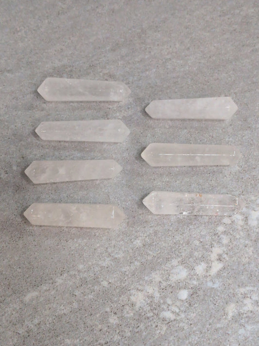 Clear Quartz double point wand