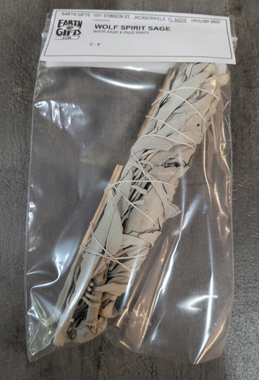 Wolf Spirit Sage White Sage & Palo Santo Bundle