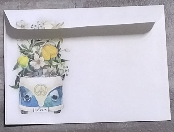 Peace Love & Flowers Gift Card