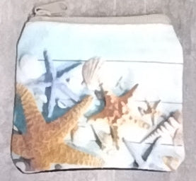 4" x 4" Zipper Bag Starfish