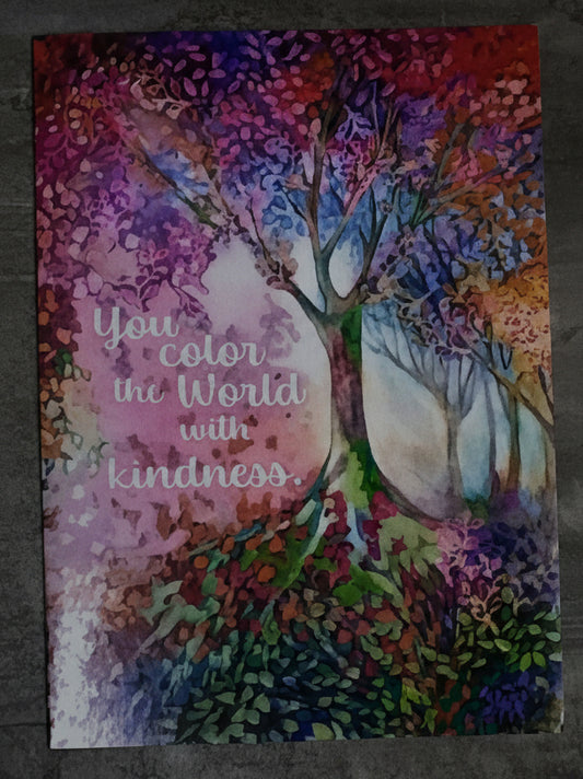 You color the world with Kindness Gift Card