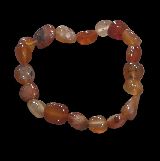 Carnelian Nugget Bracelet