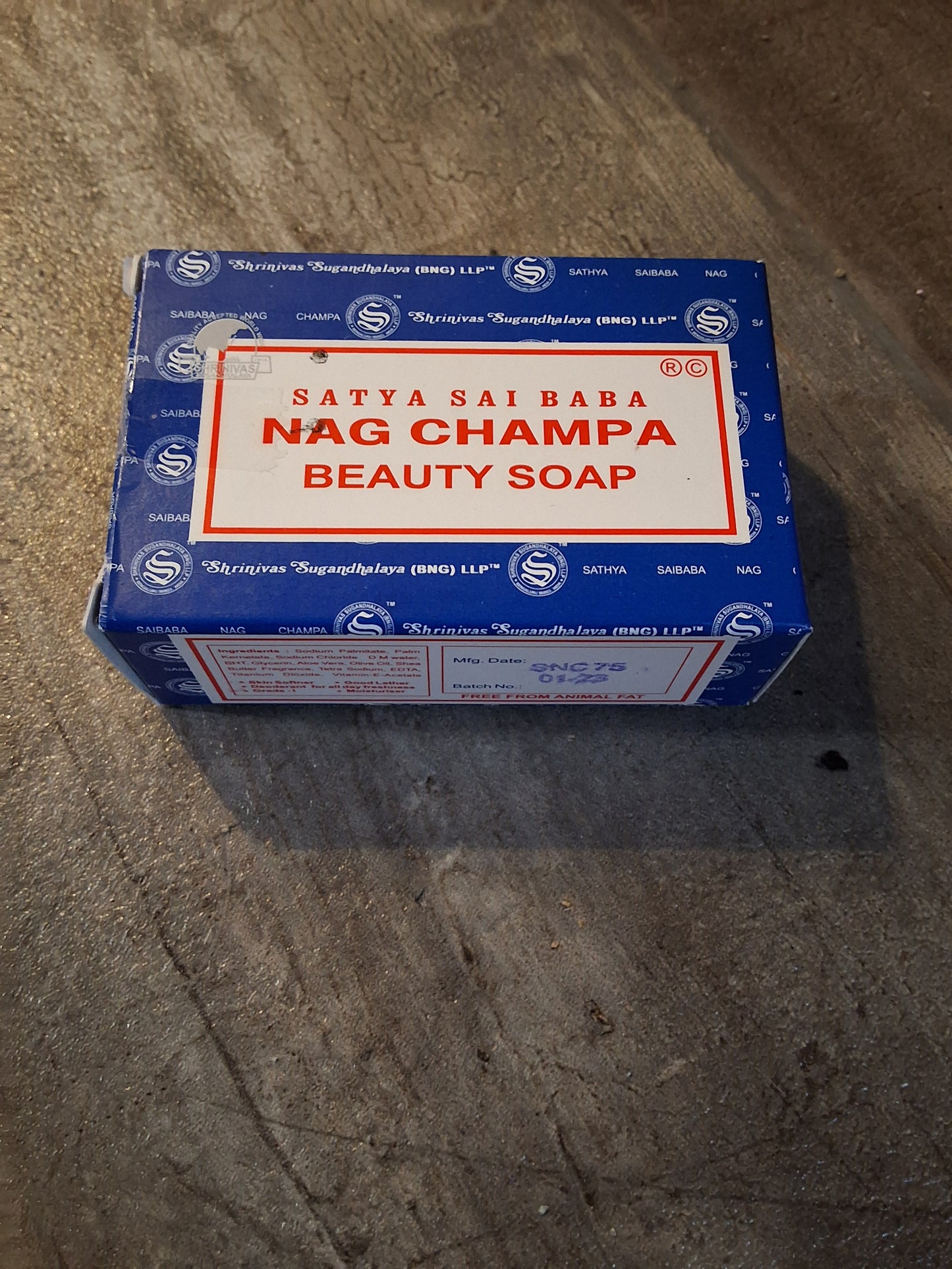 Satya Nag Champa Beauty bar 75gms