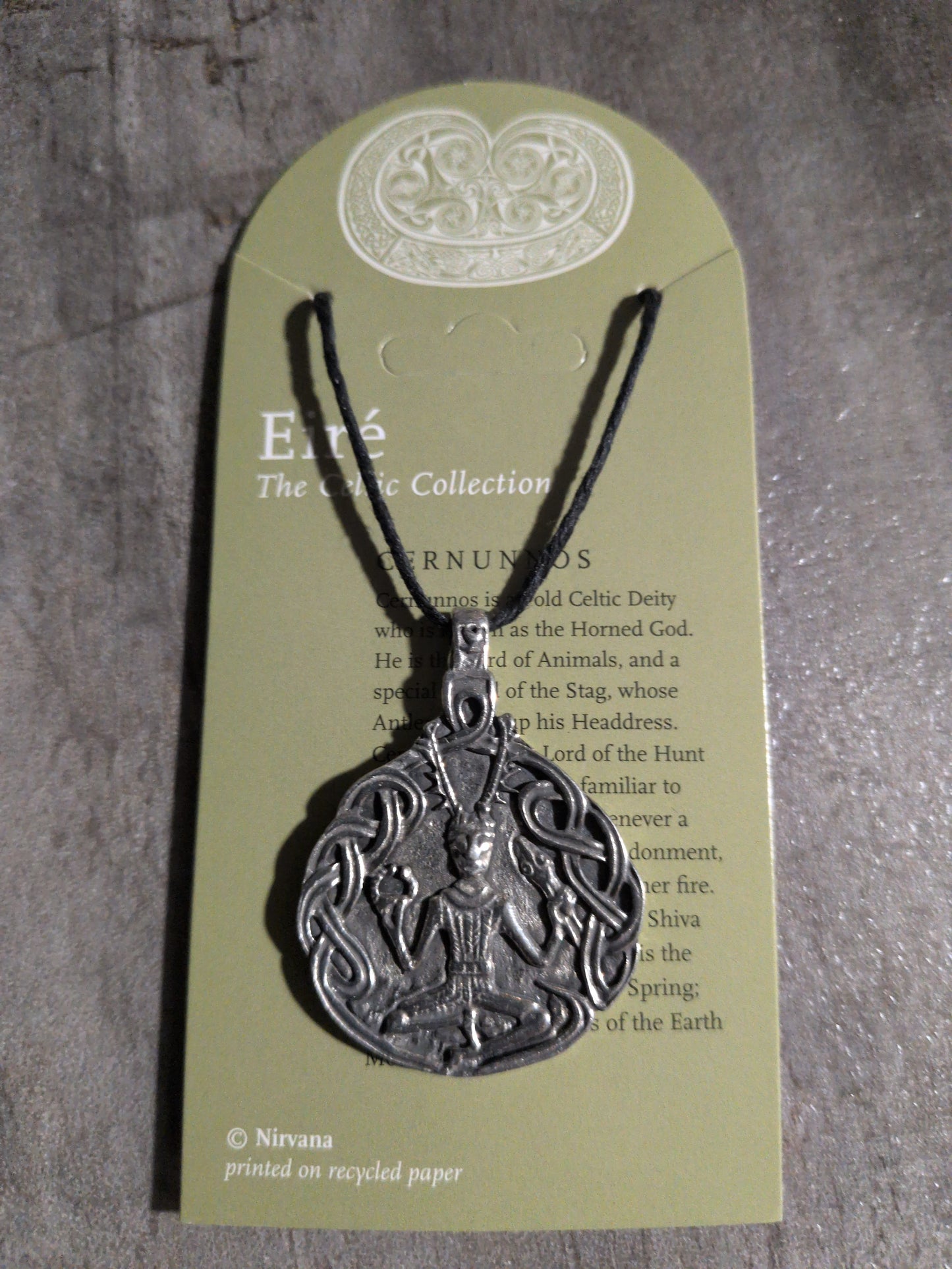 Eiré Celtic Collection Cernunnos Pewter Amulet