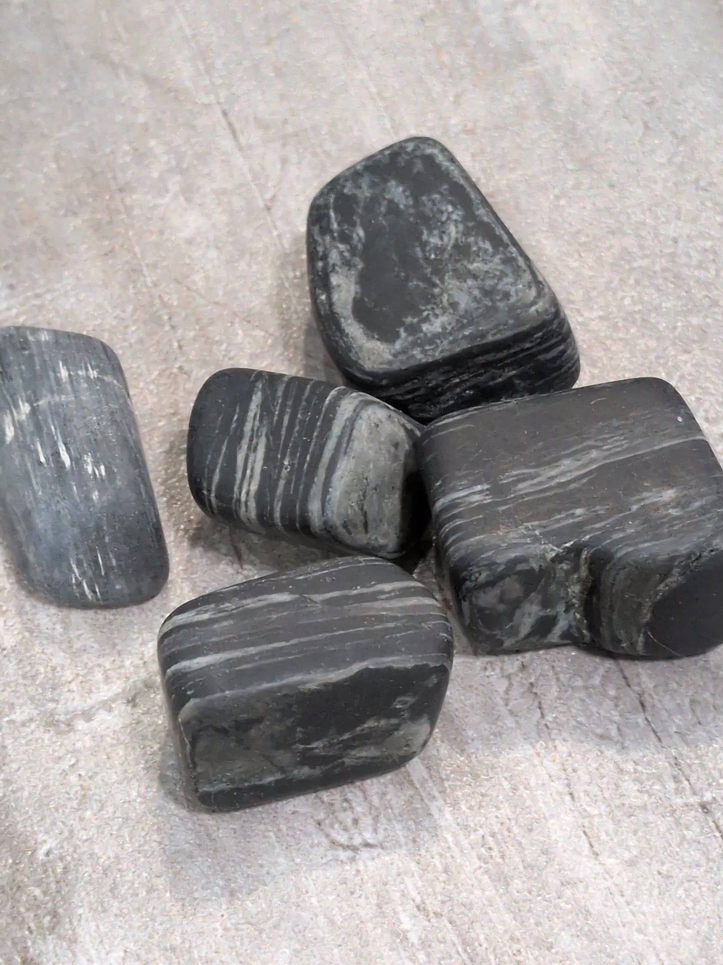Zebra Jade Tumbled stone