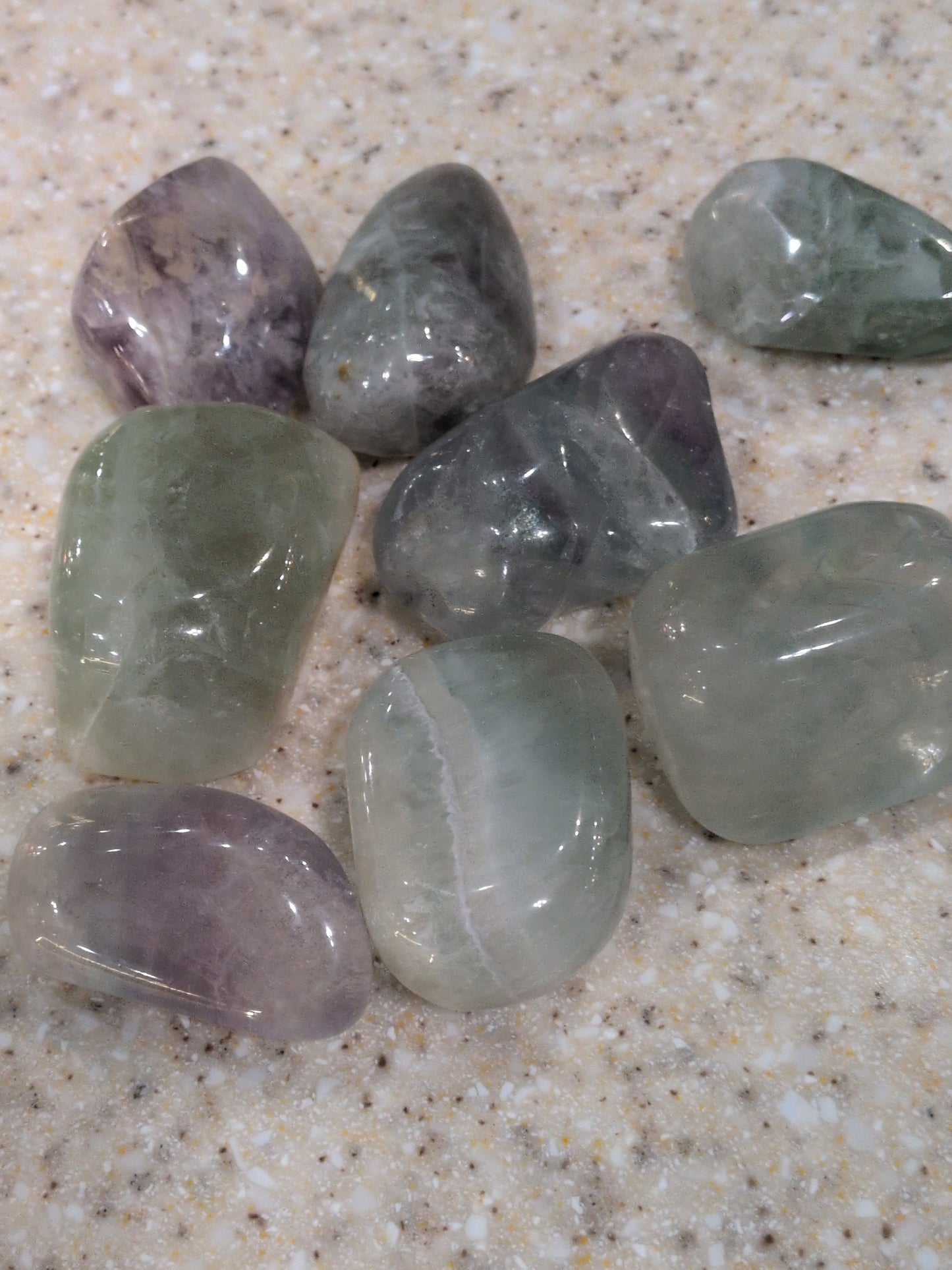 XL Flourite Tumbled stone