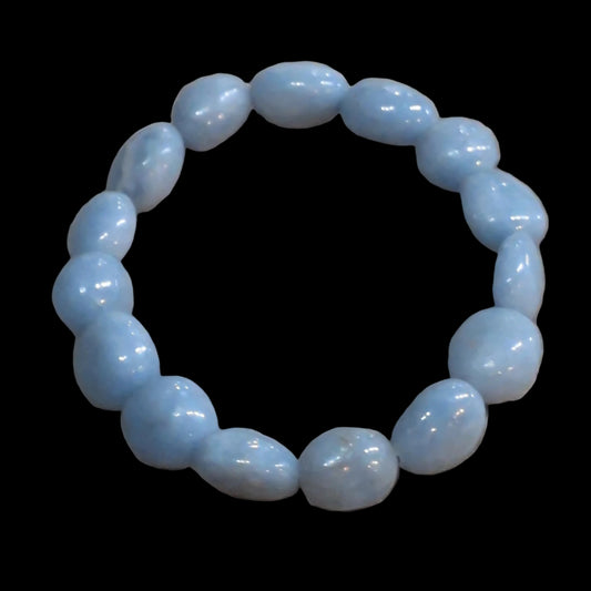 Angelite Nugget Bracelet