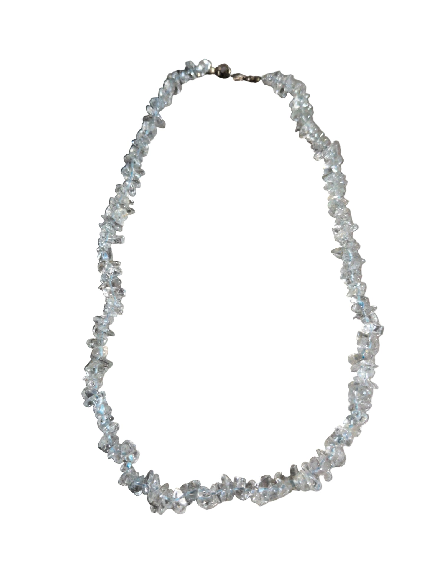 Gemstone Chips Choker- Aquamarine