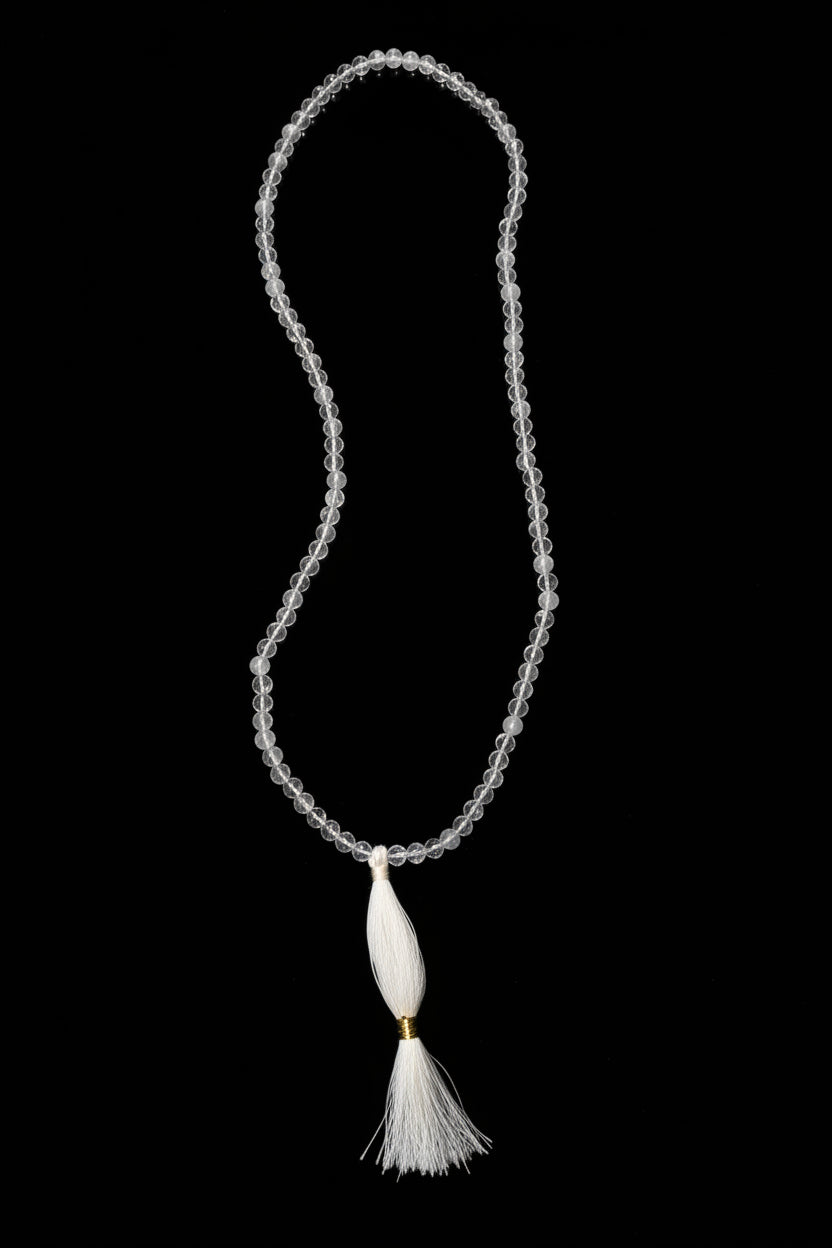 Clear Quartz Mala