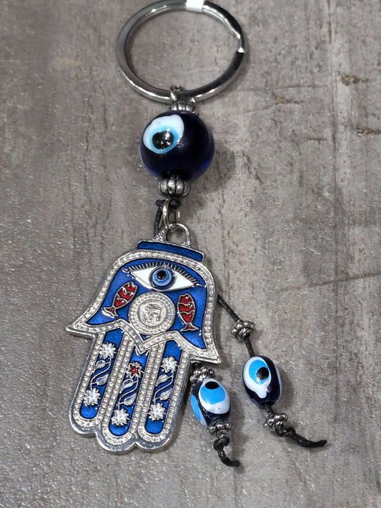 Evil Eye Talisman Key chain Fatima Hand