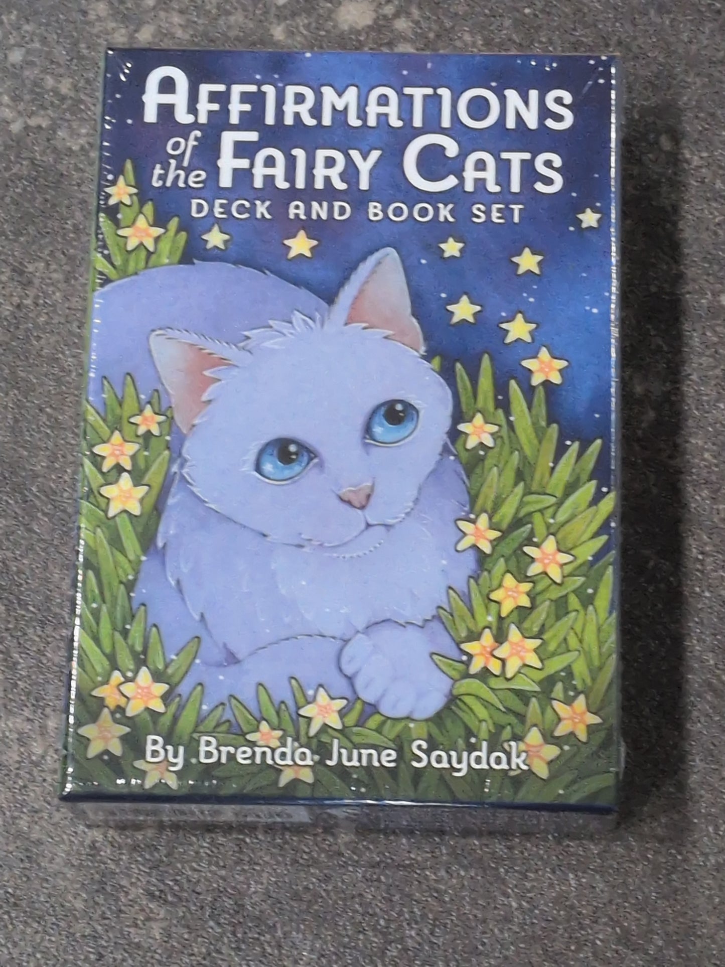 Affirmations of the Fairy Cats Oracle Card Deck & Guidebook