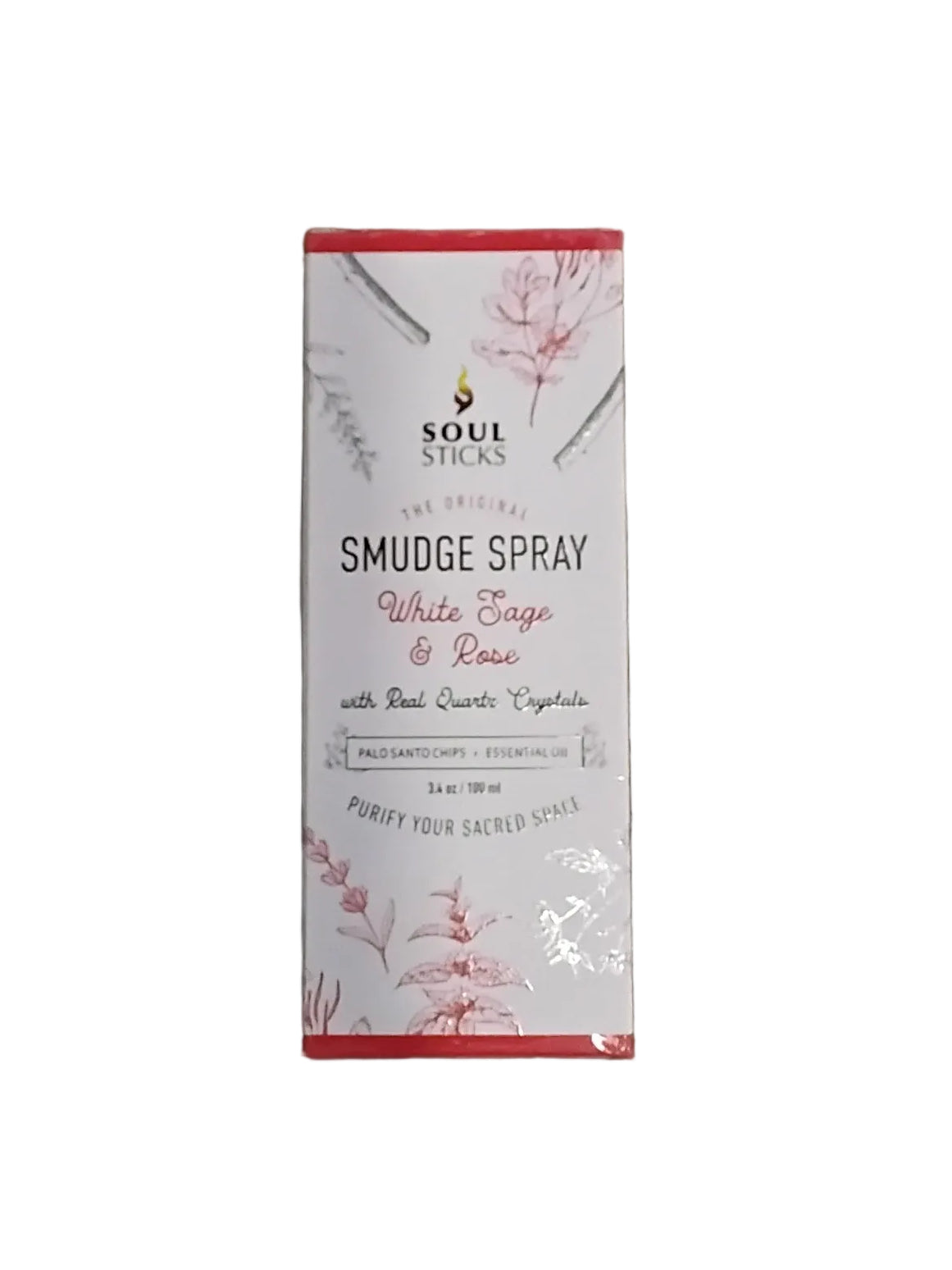 Soul Sticks Smudge Spray White Sage & Rose
