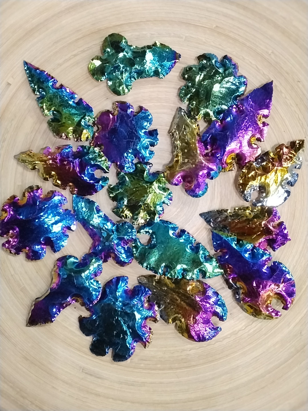 Titanium-coated Agate Totem