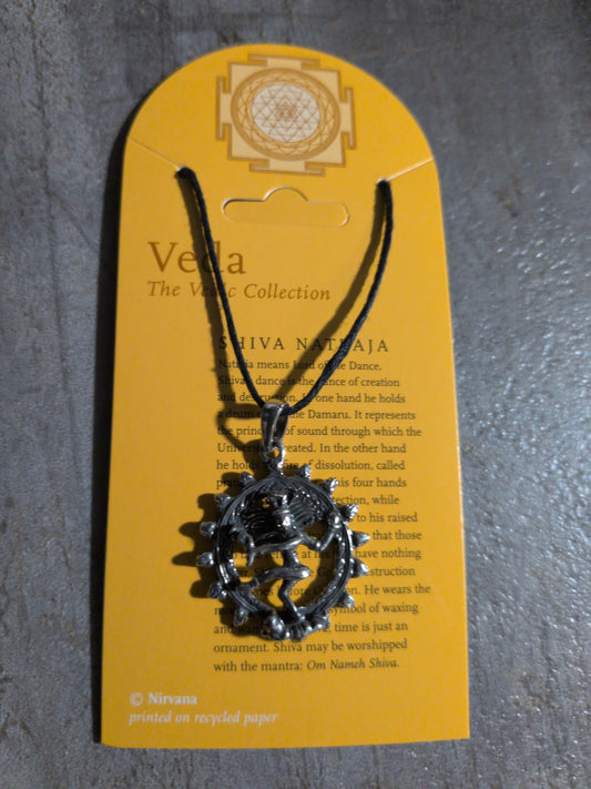 Veda / Vedic Collection Shiva Natraja Pewter Pendant