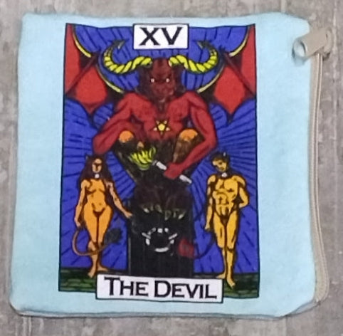 4" x 4.5" Zipper Bag The Devil