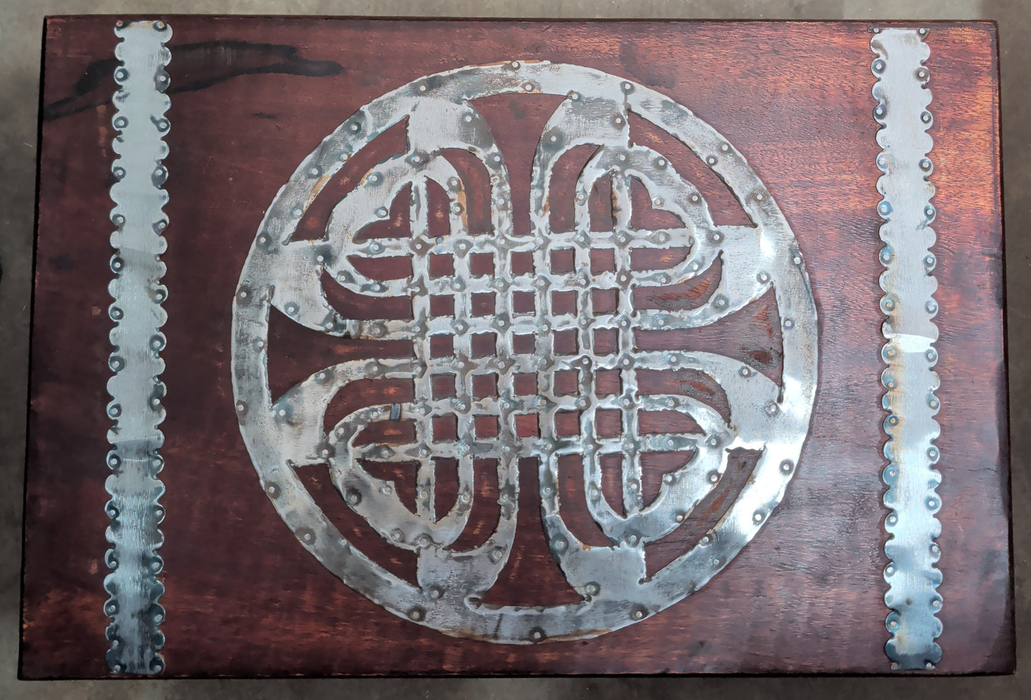 Antique Style Mango Wood Celtic Box