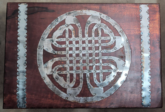 Antique Style Mango Wood Celtic Box