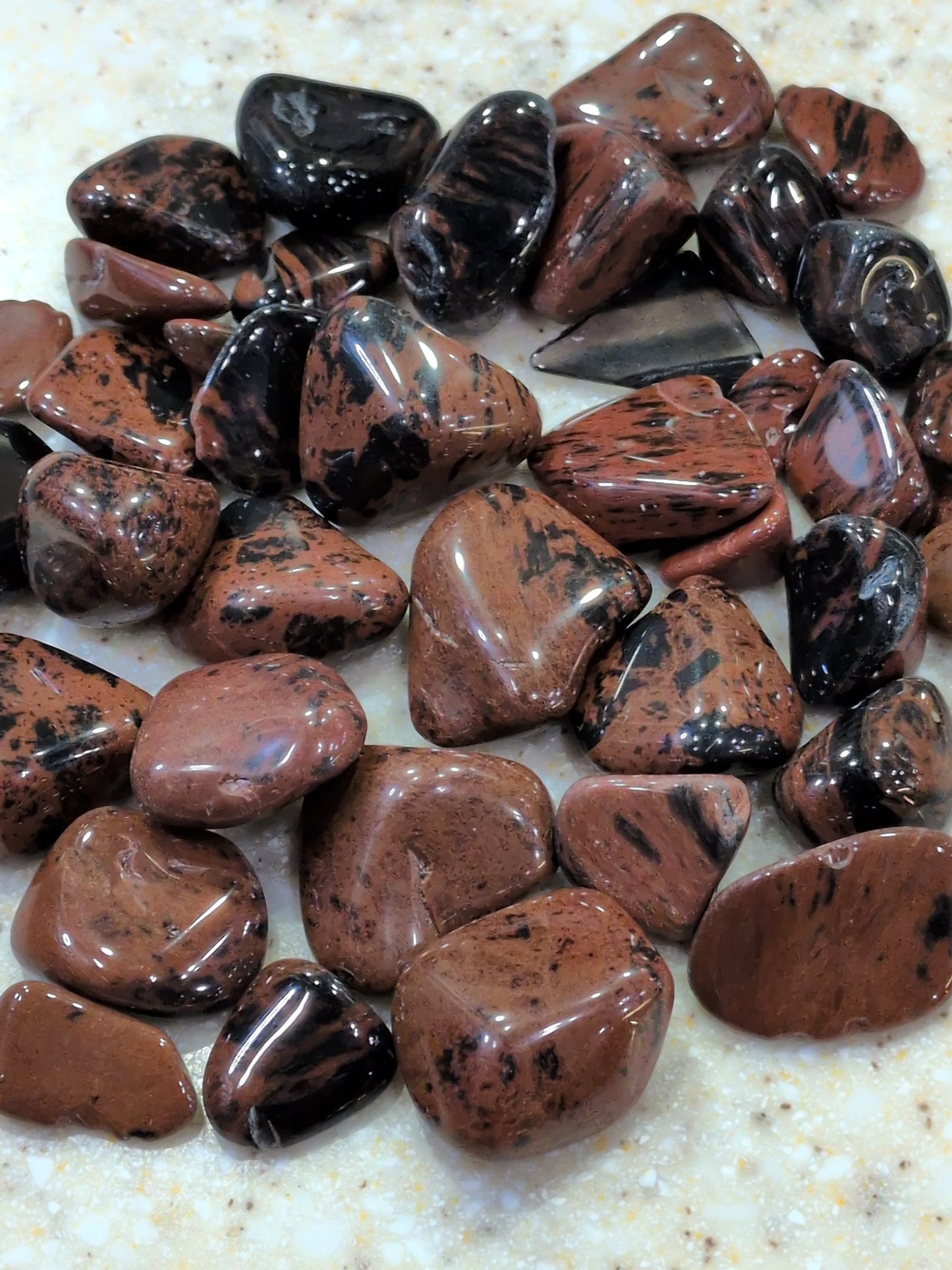 Mahogany Obsidian Tumbled stone