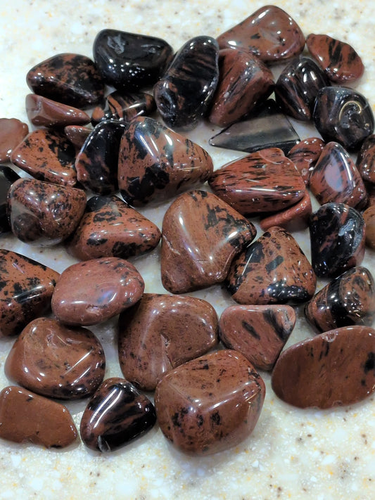 Mahogany Obsidian Tumbled stone