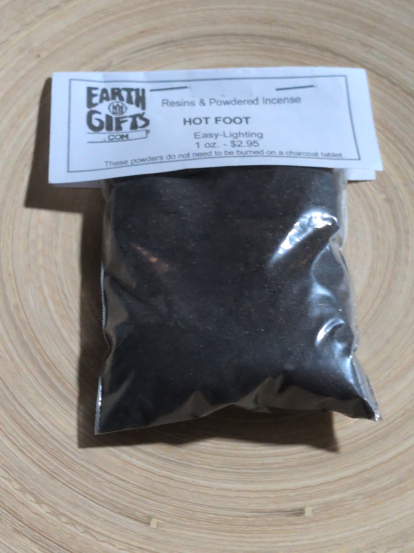 Earth Gifts Resins & Powdered Incense Hot Foot Powder