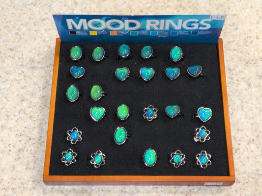 Assorted mood rings