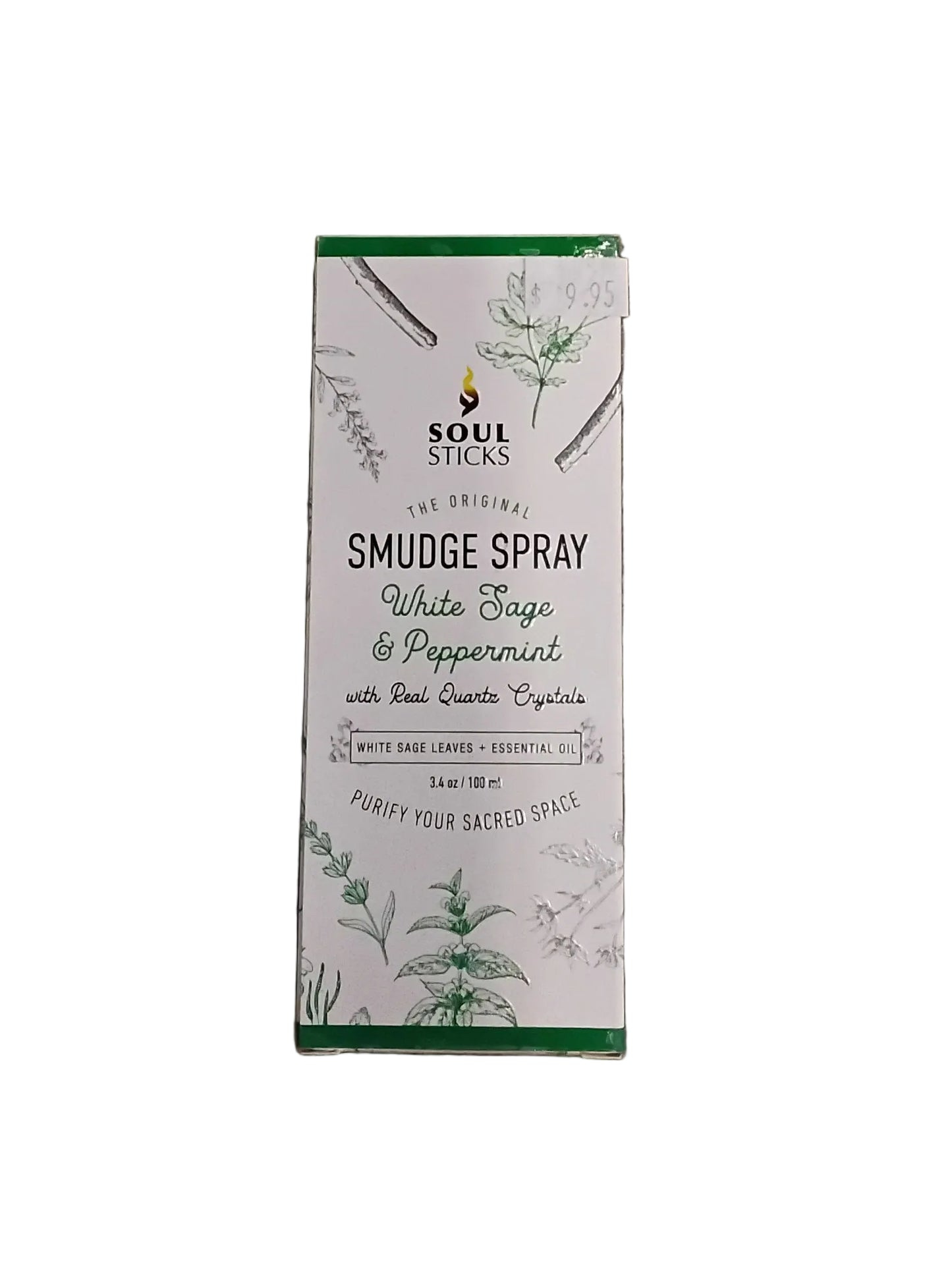 Soul Sticks Smudge Spray White Sage & Peppermint