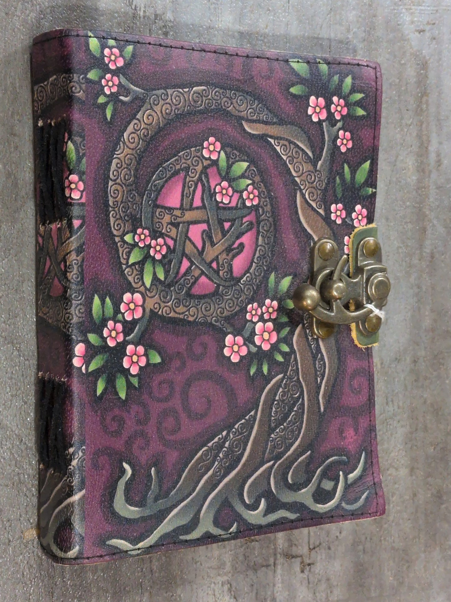 Tree of Life/Pentagram printed Letter journal 5x7