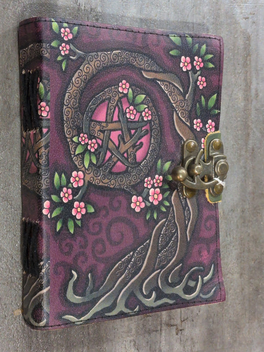 Tree of Life/Pentagram printed Letter journal 5x7