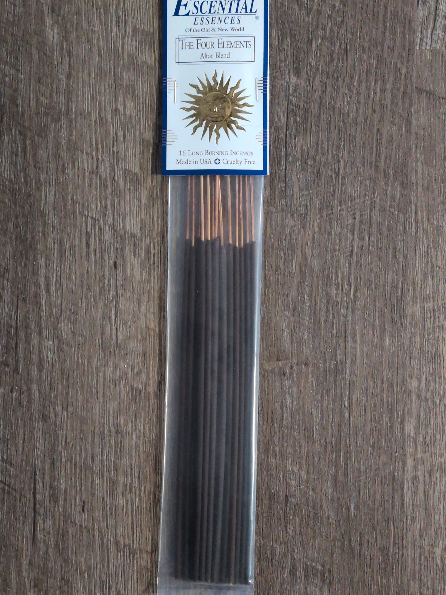 Escential Essences Incense 16 sticks The Four Elements