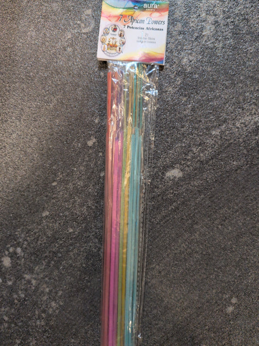 Aura Variety Incense 20 sticks 7 African Powers