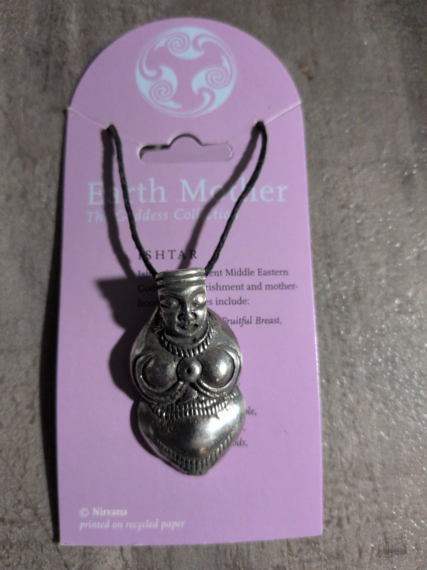Earth Mother (Goddess Collection) Ishtar Pewter Pendant
