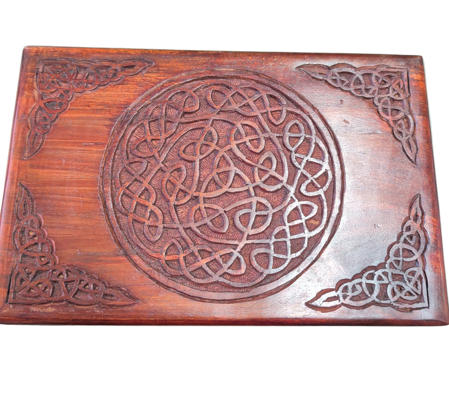 Himalayan Mahogany Wood Celtic Box