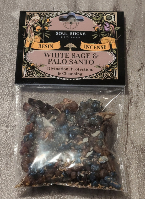 Soul Sticks Resin Incense White Sage & Palo Santo