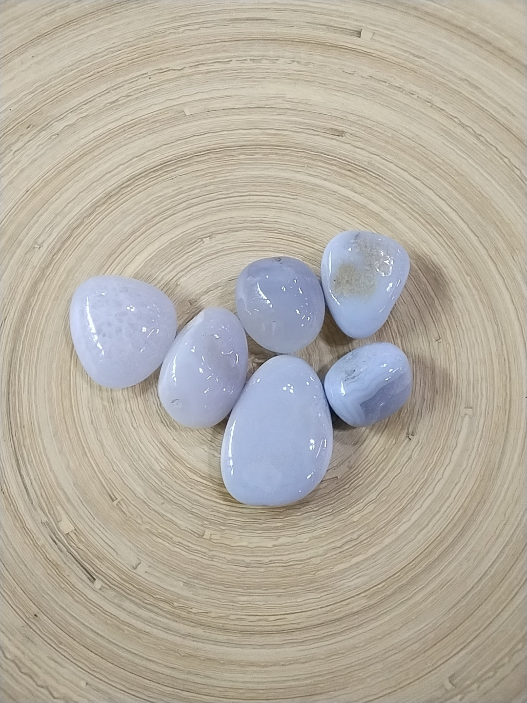 Large Blue Chalcedony Tumbled stone