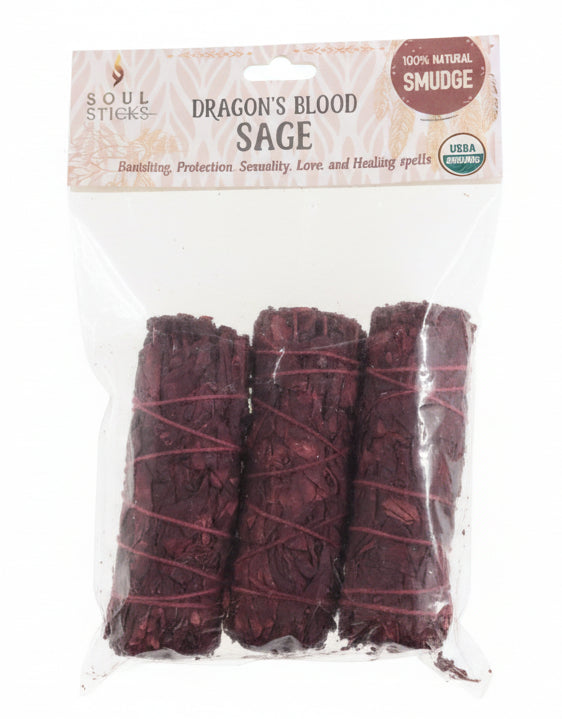 Soul Sticks Dragons Blood Sage 3 pack