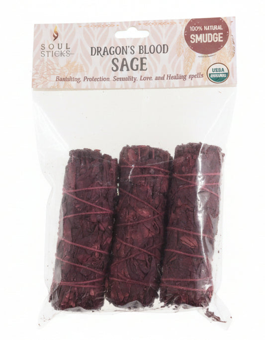 Soul Sticks Dragons Blood Sage 3 pack
