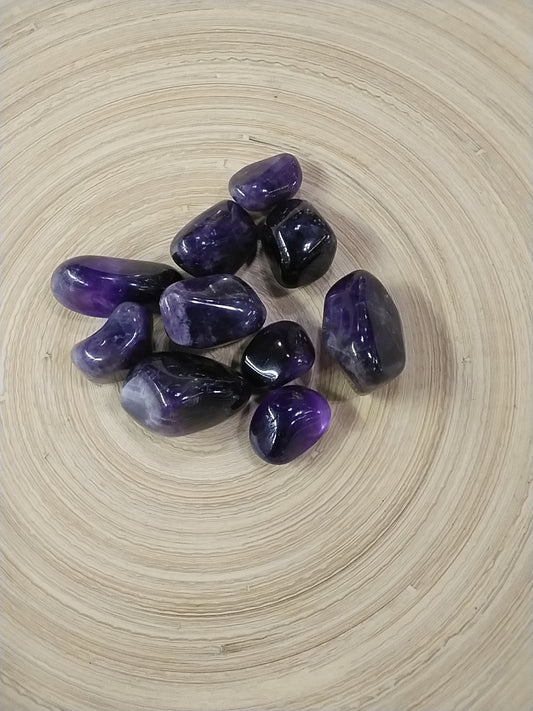 AAA-grade Amethyst Tumbled stone